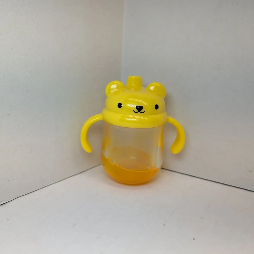 Magic Disappearing Milk and Juice Toy Bottles Set of 4 Doll Accessories Bear Cup